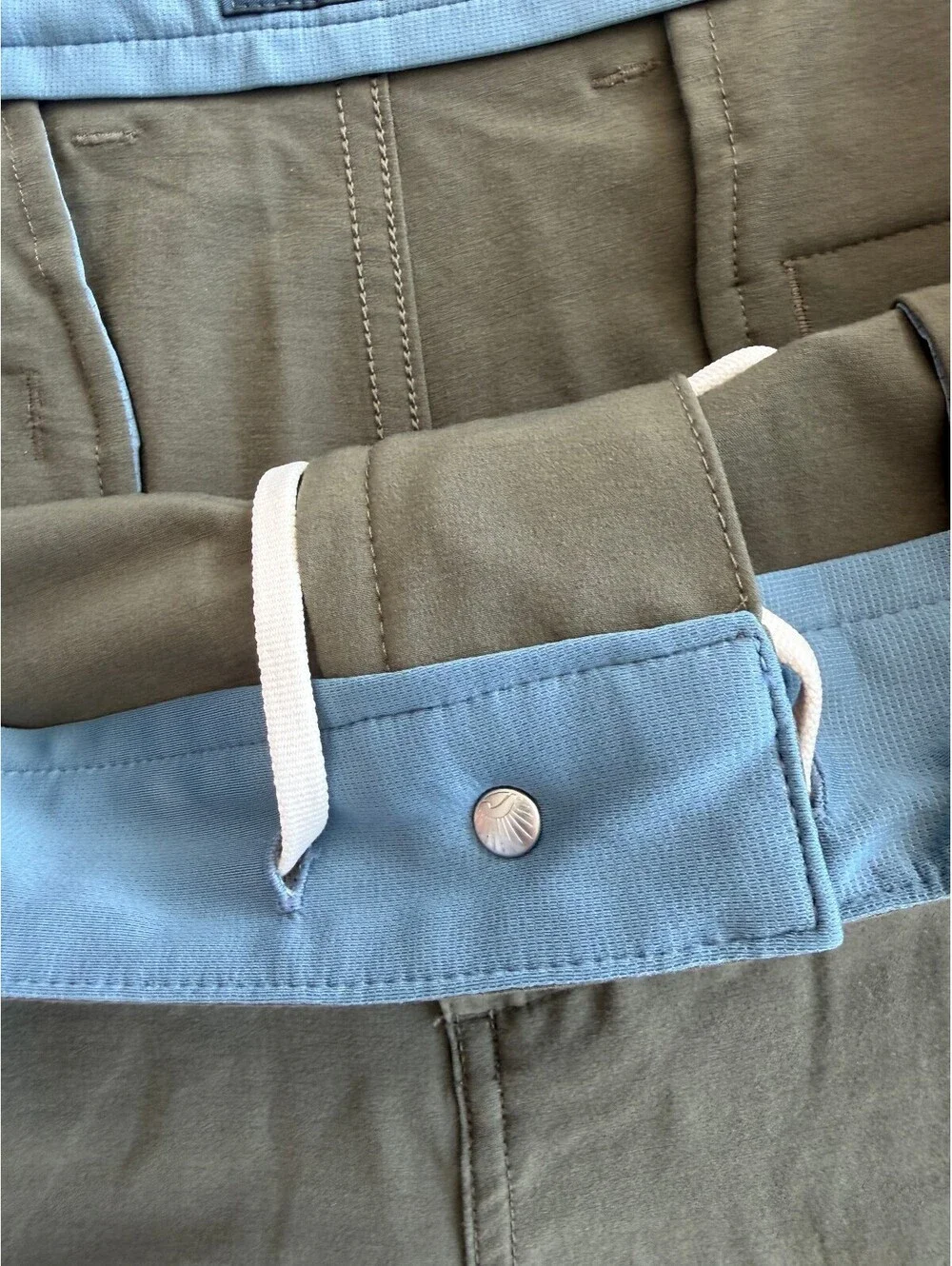 Faherty All Day Shorts Trail Olive Green Men’s Size 36 7